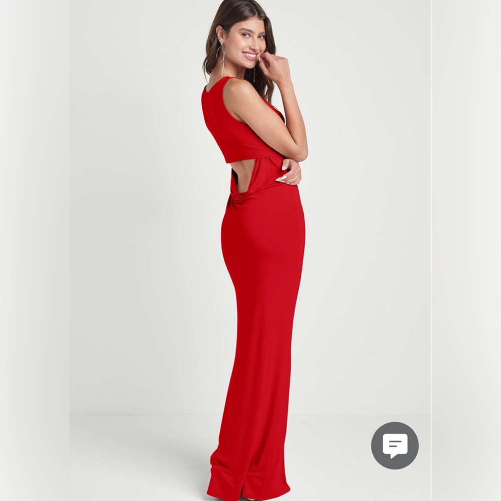 Red Venus Maxi Dress Size Small